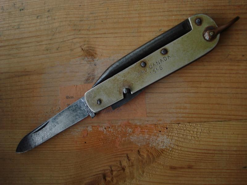WW1 Canadian Clasp Knife, 1915 Dated