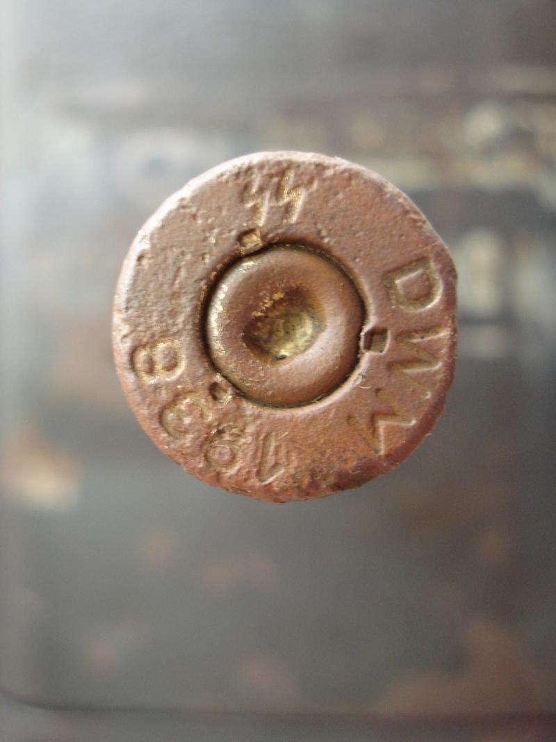 Rare SS 7.92 mm Mauser Cartridge