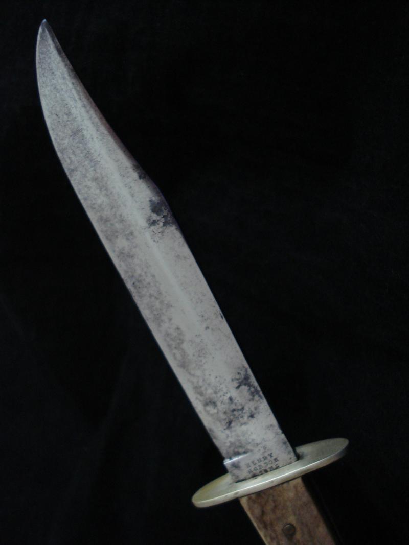 Antique Sheath Knife, Henry Hobson & Sons
