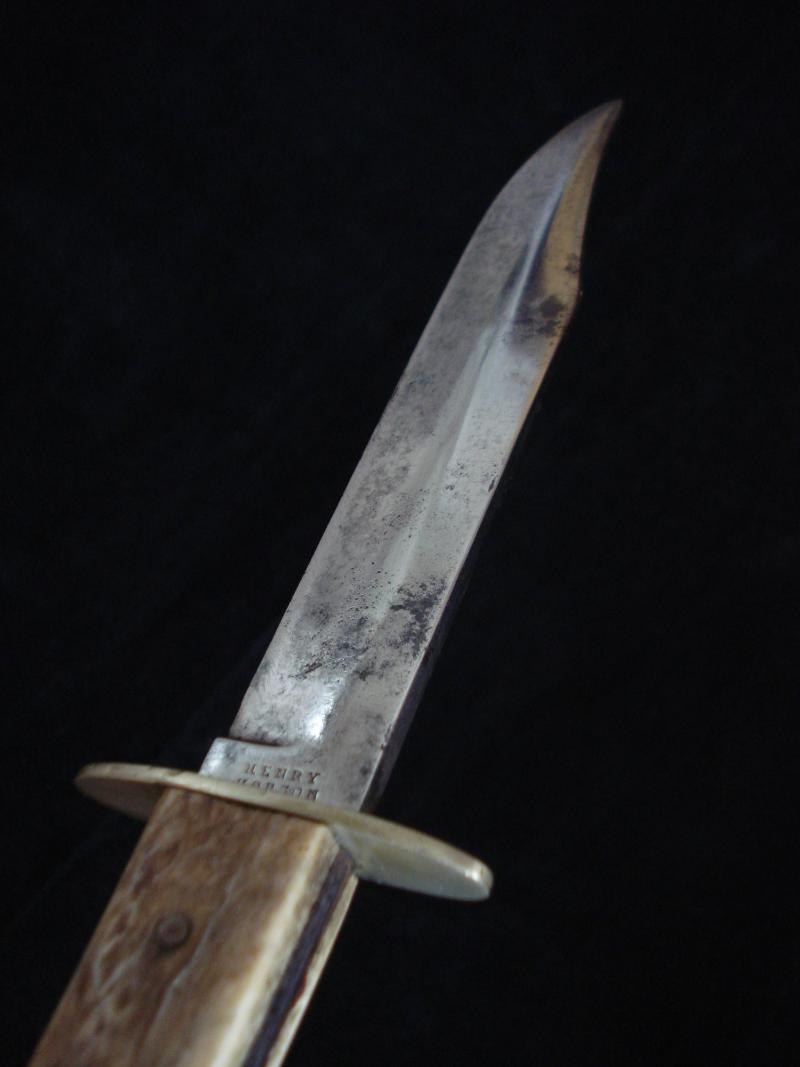 Antique Sheath Knife, Henry Hobson & Sons