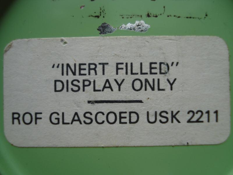 Factory Inert British L48A1 Smoke Grenade