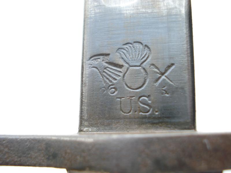 WW1 U.S M1917 Sword Bayonet & 'Maxim' Scabbard