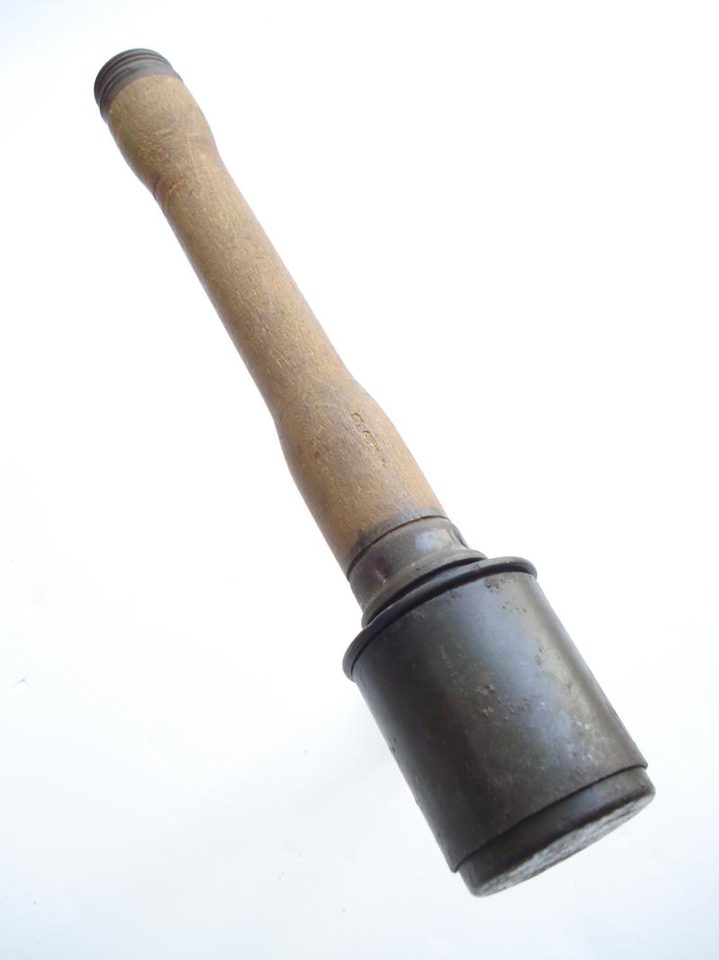 WW2 German M24 H.E Stick Grenade with Frag Sleeve, 1943 Dated