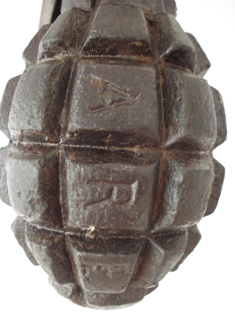 Pre-War French F1 Grenade, 1936 Dated