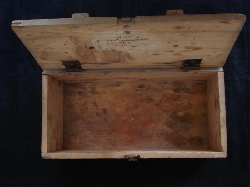 WW2 German Large Anti-Tank Rifle Grenade Transit Crate